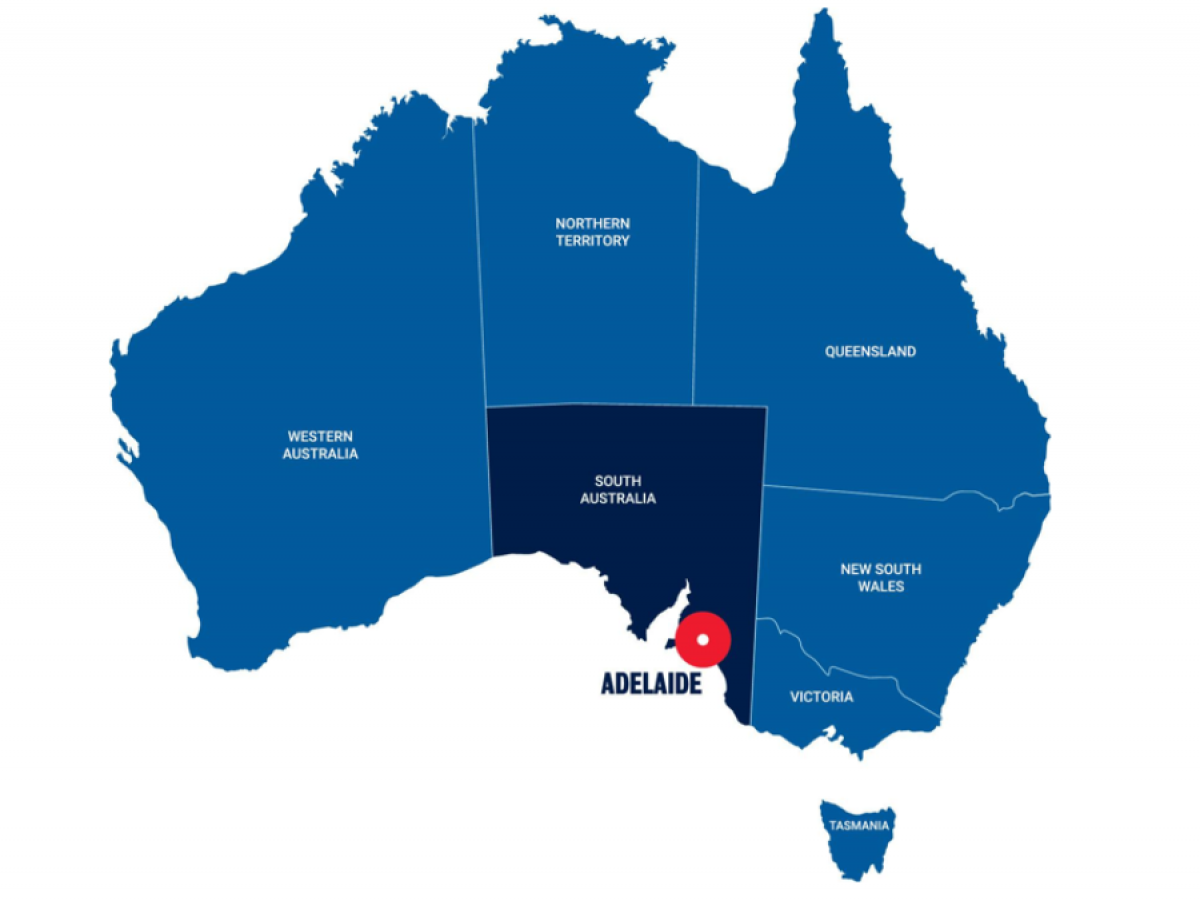 Map of Adelaide