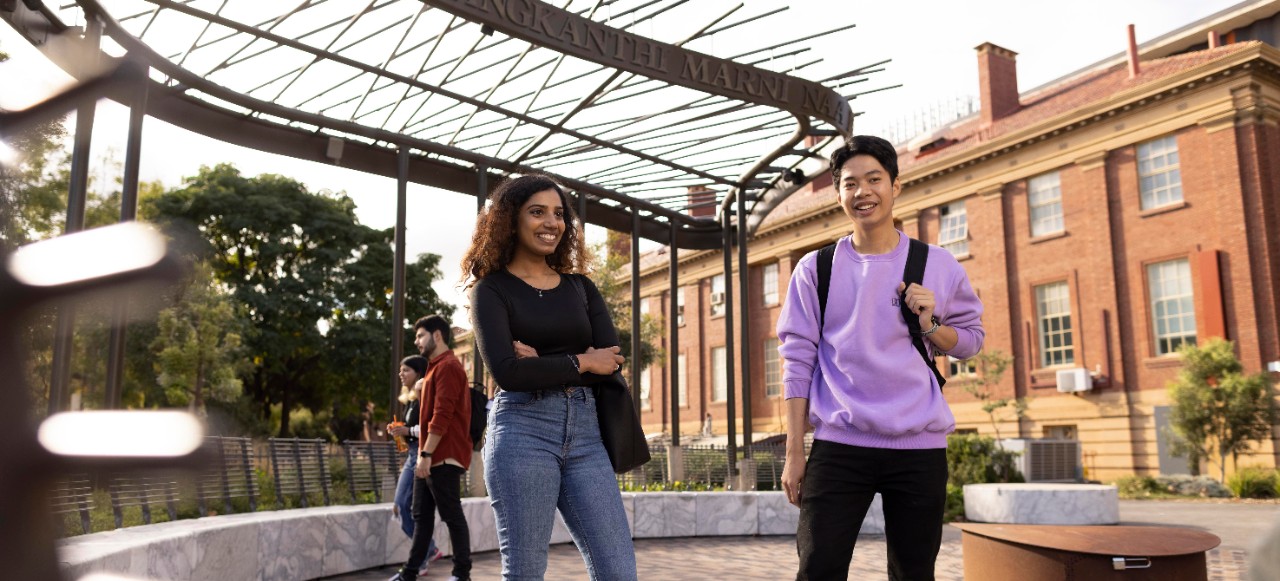 Students socialising